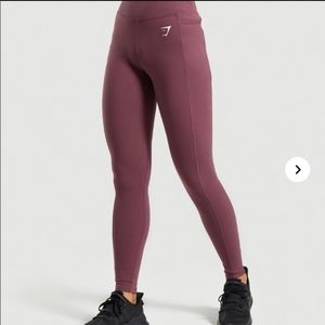 Gymshark Dreamy berry red leggings small
